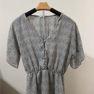 Sienna Sky Black and White Blouse